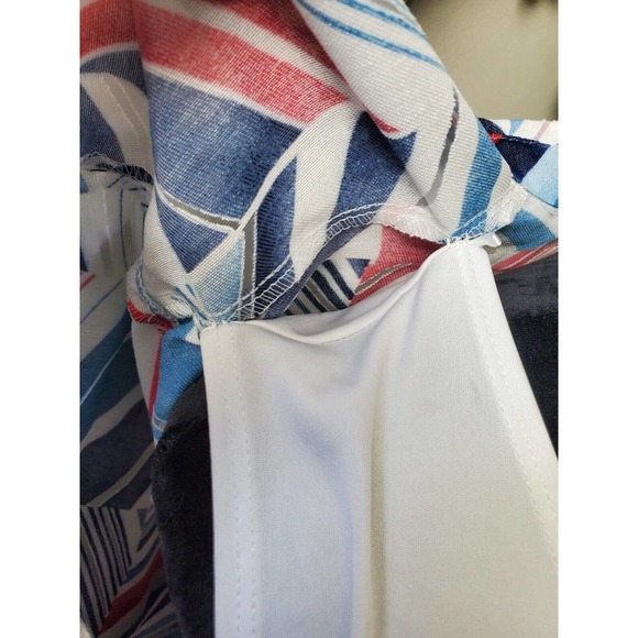 Alfred Dunner Women Multicolor Rayon Collared Long Sleeve Buttons Down Shirt 24W - Picture 11 of 12